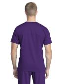 Cherokee Revolution Tech WW742AB Scrubs Top Unisex Eggplant