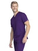 Cherokee Revolution Tech WW742AB Scrubs Top Unisex Eggplant