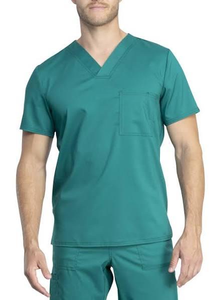 Cherokee Revolution Tech WW742AB Scrubs Top Unisex Hunter Green