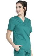Cherokee Revolution Tech WW742AB Scrubs Top Unisex Hunter Green
