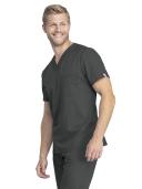 Cherokee Revolution Tech WW742AB Scrubs Top Unisex Pewter