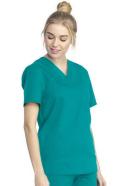 Cherokee Revolution Tech WW742AB Scrubs Top Unisex Teal Blue