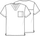 Cherokee Revolution Tech WW742AB Scrubs Top Unisex Teal Blue