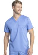 Cherokee Revolution Tech WW742AB Scrubs Top Unisex Teal Blue