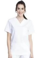 Cherokee Revolution Tech WW742AB Scrubs Top Unisex White