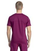 Cherokee Revolution Tech WW742AB Scrubs Top Unisex Wine