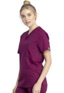 Cherokee Revolution Tech WW742AB Scrubs Top Unisex Wine