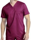 Cherokee Revolution Tech WW742AB Scrubs Top Unisex Wine