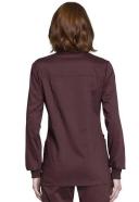 Cherokee Revolution WW310 Scrubs Warm Up Jacket Women Espresso