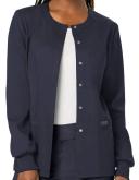 Cherokee Revolution WW310 Scrubs Warm Up Jacket Women Olive
