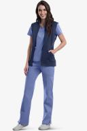 Cherokee Revolution WW521 Scrubs Vest Women Navy