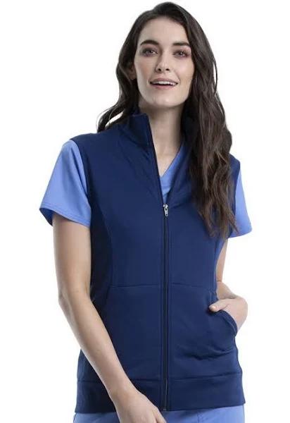 Cherokee Revolution WW521 Scrubs Vest Women Navy
