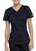 Cherokee Revolution WW601 Scrubs Top Women Black