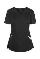 Cherokee Revolution WW601 Scrubs Top Women Black