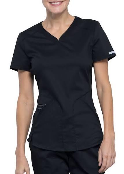 Cherokee Revolution WW601 Scrubs Top Women Black