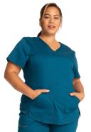 Cherokee Revolution WW601 Scrubs Top Women Blue