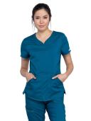 Cherokee Revolution WW601 Scrubs Top Women Blue
