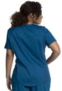 Cherokee Revolution WW601 Scrubs Top Women Blue