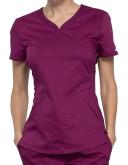 Cherokee Revolution WW601 Scrubs Top Women Ciel Blue
