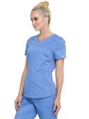 Cherokee Revolution WW601 Scrubs Top Women Ciel Blue
