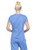 Cherokee Revolution WW601 Scrubs Top Women Ciel Blue