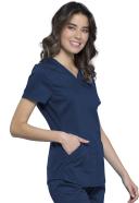 Cherokee Revolution WW601 Scrubs Top Women Navy