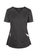 Cherokee Revolution WW601 Scrubs Top Women Pewter