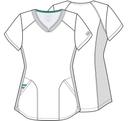 Cherokee Revolution WW601 Scrubs Top Women Pewter