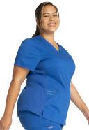 Cherokee Revolution WW601 Scrubs Top Women Royal