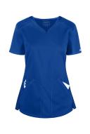 Cherokee Revolution WW601 Scrubs Top Women Royal