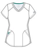 Cherokee Revolution WW601 Scrubs Top Women Wine