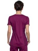 Cherokee Revolution WW601 Scrubs Top Women Wine
