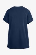 Cherokee Workwear 4770 Scrubs Top Womens Snap Front V-Neck Navy