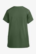 Cherokee Workwear 4770 Scrubs Top Womens Snap Front V-Neck Olive