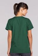 Cherokee Workwear 4770 Scrubs Top Womens Snap Front V-Neck Olive