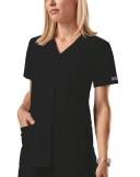 Cherokee Workwear 4770 Scrubs Top Womens Snap Front V-Neck Royal