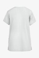 Cherokee Workwear 4770 Scrubs Top Womens Snap Front V-Neck White