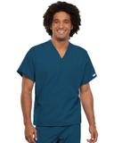 Cherokee Workwear 4777 Scrubs Top Unisex V-Neck Tunic. Caribbean Blue