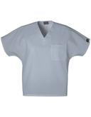 Cherokee Workwear 4777 Scrubs Top Unisex V-Neck Tunic. Caribbean Blue