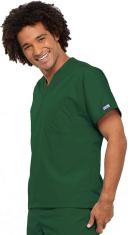 Cherokee Workwear 4777 Scrubs Top Unisex V-Neck Tunic. Hunter Green
