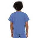 Cherokee Workwear 4777 Scrubs Top Unisex V-Neck Tunic. Pewter