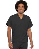 Cherokee Workwear 4777 Scrubs Top Unisex V-Neck Tunic. Pewter