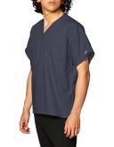 Cherokee Workwear 4777 Scrubs Top Unisex V-Neck Tunic. Pewter
