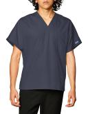 Cherokee Workwear 4777 Scrubs Top Unisex V-Neck Tunic. Pewter