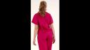 Cherokee Workwear 4777 Scrubs Top Unisex V-Neck Tunic. Pewter