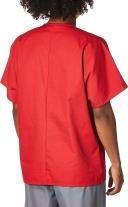 Cherokee Workwear 4777 Scrubs Top Unisex V-Neck Tunic. Red
