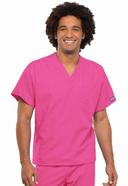Cherokee Workwear 4777 Scrubs Top Unisex V-Neck Tunic. Red