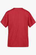 Cherokee Workwear 4777 Scrubs Top Unisex V-Neck Tunic. Red