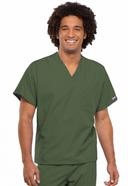 Cherokee Workwear 4777 Scrubs Top Unisex V-Neck Tunic. Red