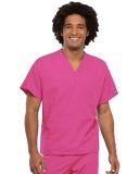 Cherokee Workwear 4777 Scrubs Top Unisex V-Neck Tunic. Shocking Pink